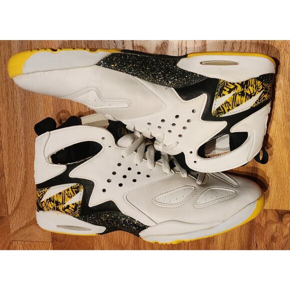 RARE 1992 Men’s Size 8.5 Nike Air Challenge Huarache Bright Goldenrod Agassi VTG main image 4